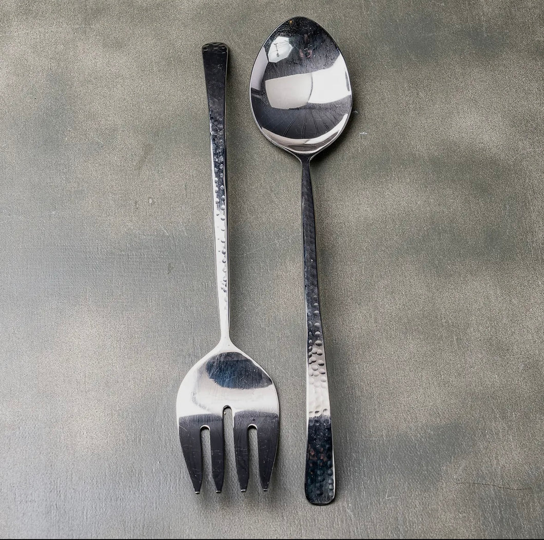 Hammered Salad Servers
