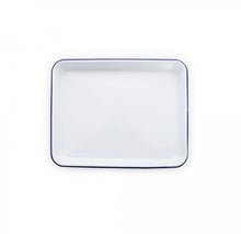 Load image into Gallery viewer, Vintage Enamelware Small Rectangle Tray
