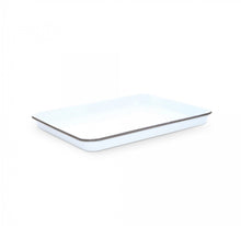 Load image into Gallery viewer, Vintage Enamelware Large Rectangle/Jelly Roll Tray
