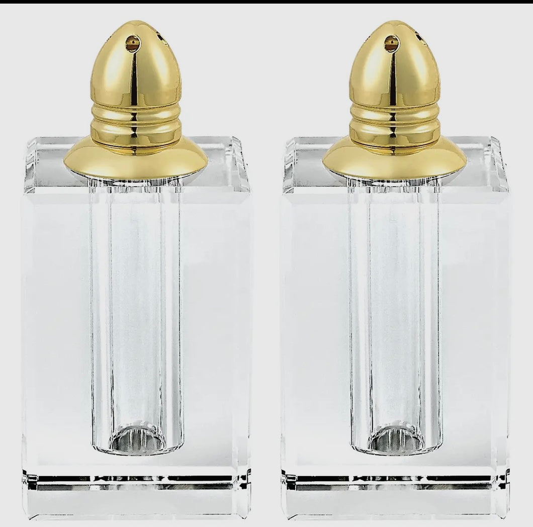 Crystal Salt Shakers (square)
