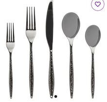 Load image into Gallery viewer, GodINGER Avelino Graphite 20 Piece Flatware Set
