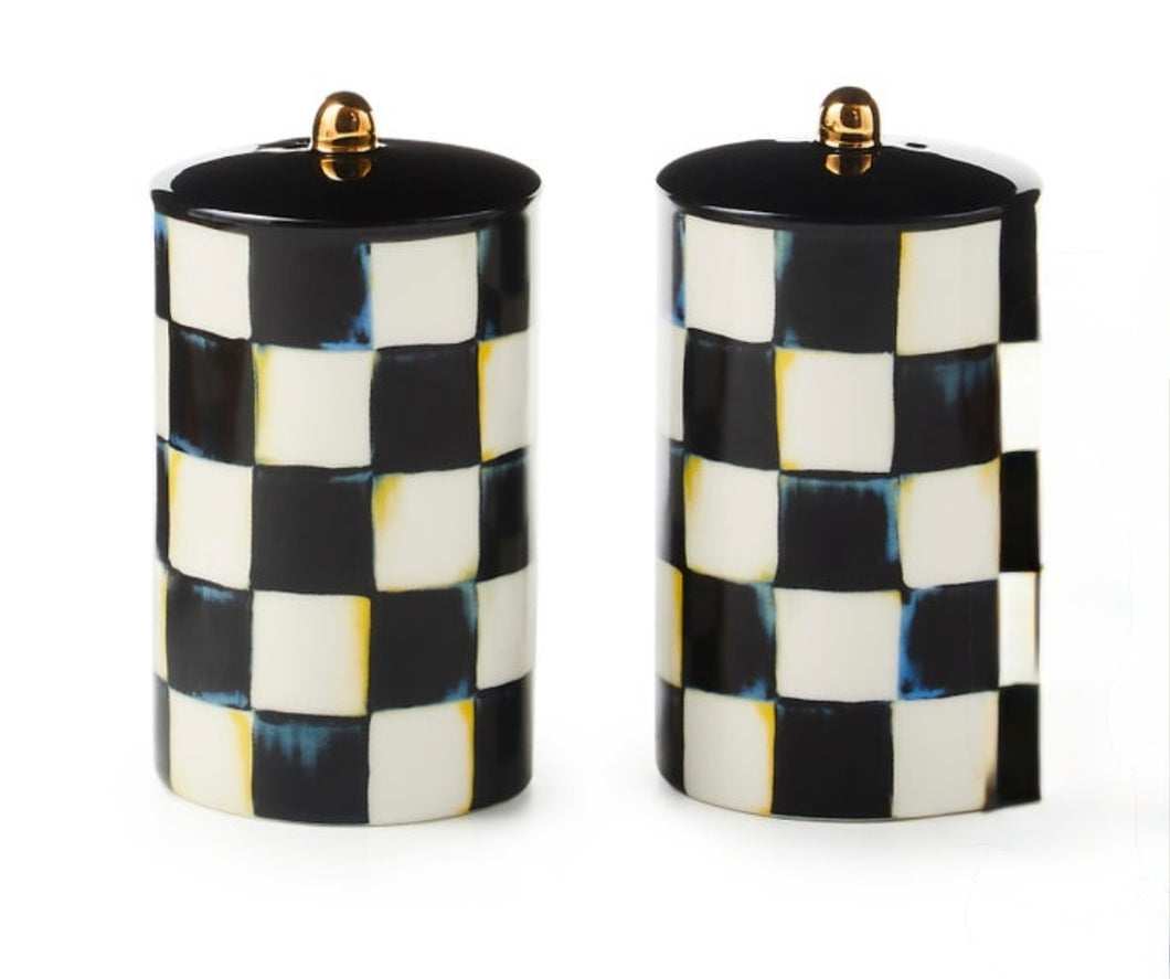 Courtly Check Farmhouse Salt & Pepper Set