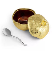 Load image into Gallery viewer, Pomegranate Mini Pot with Spoon
