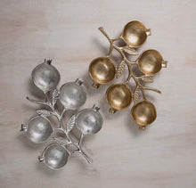 Load image into Gallery viewer, Pomegranate Gold 5 section bowl
